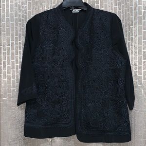 Black Lace Blazer